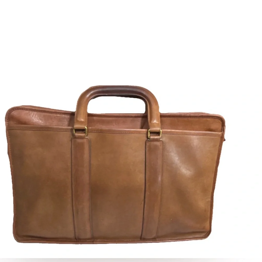 Coach Embassy Leather Briefcase (British Tan)